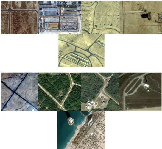 Fig 1: Sample of satellite images 