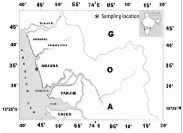 Fig. 2: Location of sampling area 