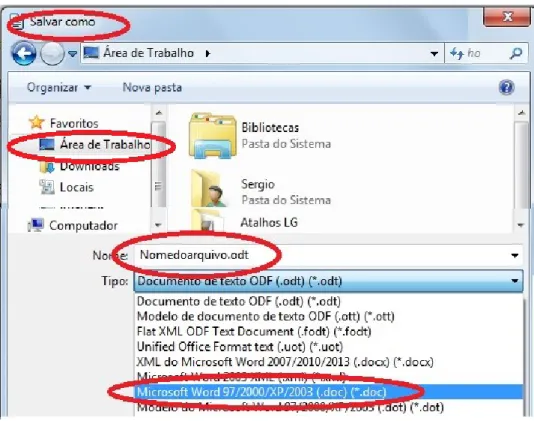 Figura 2 – Salvar documento