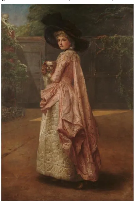 Figura 8 - Mulher com cachorro por Henrietta Ward (1832-1924) 
