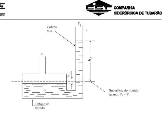 Fig. 8 - Manômetro tipo coluna reta vertical