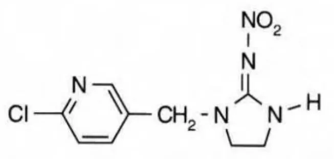 Figura 6: Estrutura Química do Imidacloprido  Fonte: Anvisa, 2012. 