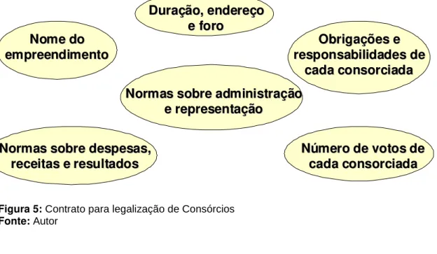 Figura 5: Contrato para legalização de Consórcios  Fonte: Autor 