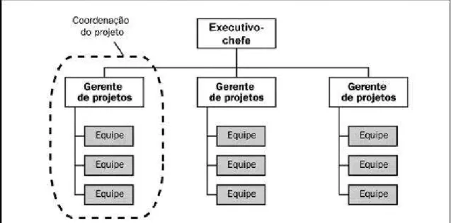 Figura 4. Organização por projeto. 