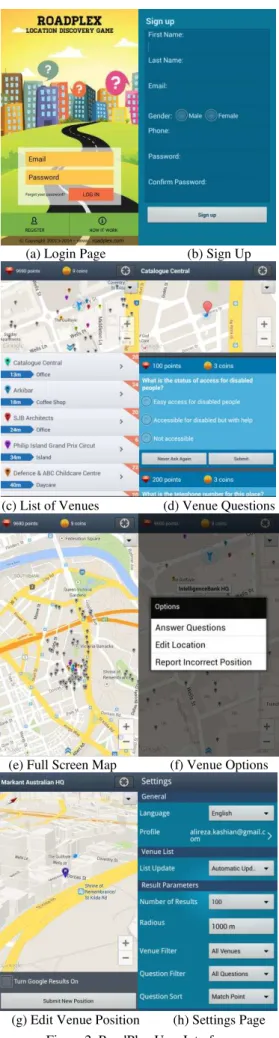 Figure 1. RoadPlex data interactivity diagram 