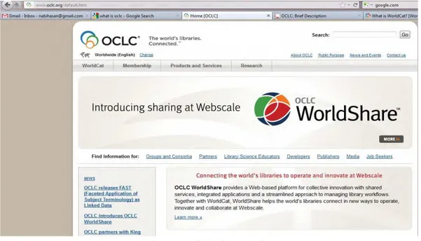 Figure 5: OCLC Website 