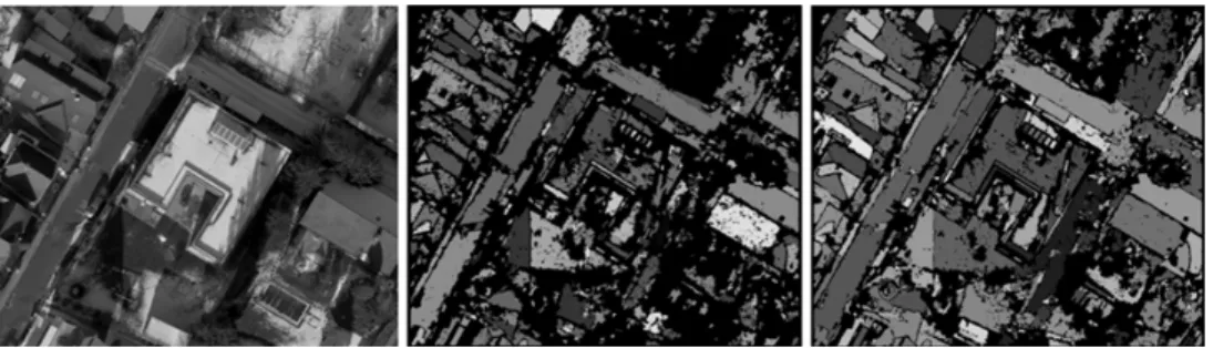Figure  7  depicts  the  results  of  segmentation  in  image  space  without  considering  the  spatial  information