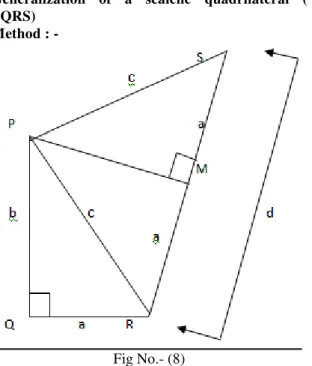 Fig No. – (9)  Area of       PQR = A (      PQR) 