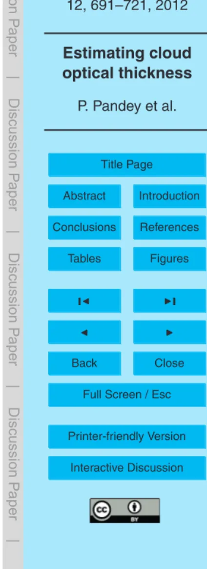 Table 2. Error statistics between estimated surface level UV irradiance and measurements.