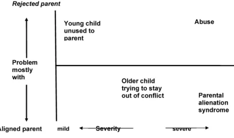 Figure 1 Post-separation parental rejection grid