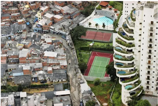Figura 1.- Favela de Paraisópolis – Rio de Janeiro. 
