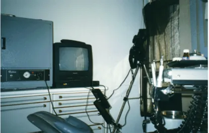 Fig. 6: Filmadora e televisão PANASSONIC.  