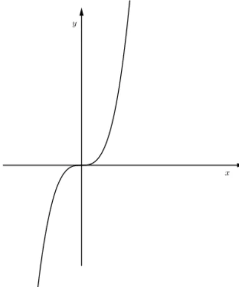 Figura 4.7: Gráfico de f(x) = x 3 , exemplo .