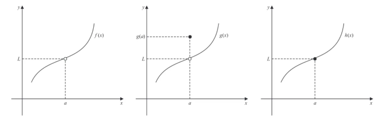Figura 1.7: Gráfico das funções f , g e h.