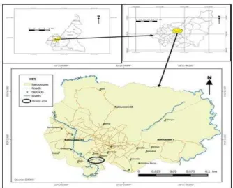 Figure 1 : Map of study area 