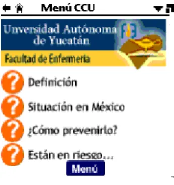 Figure 14. Schedule Menu Screen  