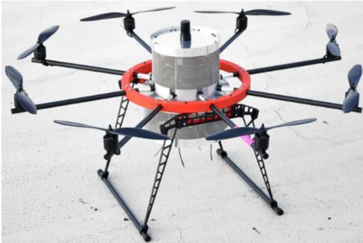 Fig. 2) to setup the UAS (check motor controls etc.) and the measurement campaign including the GNSS based flight track, way points, points of interest, etc