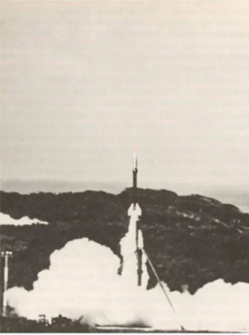 Figure 1. Launch of a Veronique rocket from Kourou/Guayana.