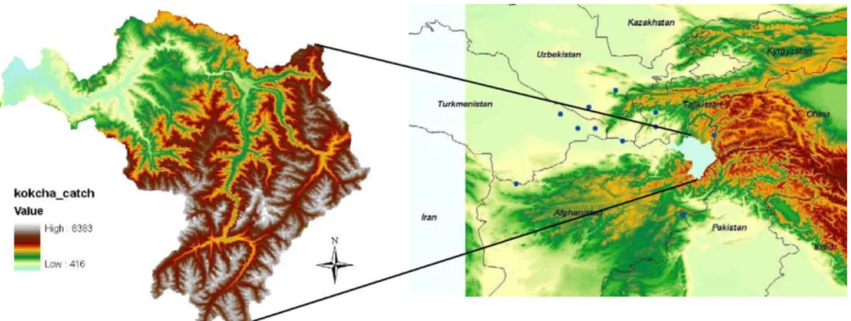 Fig. 1. Kokcha Catchment.