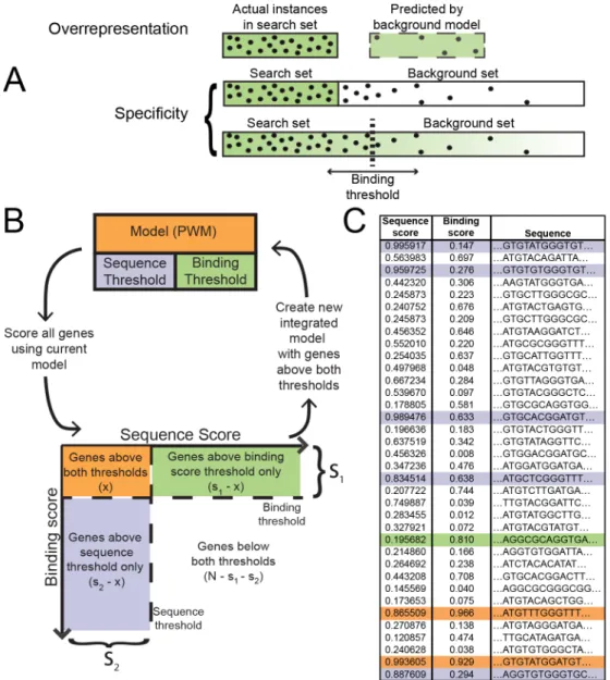 Fig 1. MotifSpec optimizes for specificity rather than over-representation and uses a dynamic search space