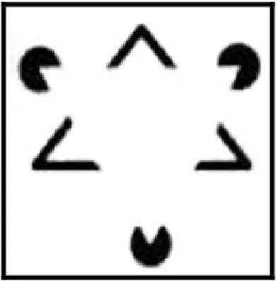 Figura  5,  percebem-se  dois triângulos, embora as figuras  estejam incompletas. 