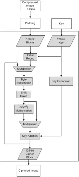 Table 2. PSNR and capacity  Bits  Per  Symbol  K  Hiding Cap. (KB)  mse  PSNR (dB)  1 b/s  1.5  3.31  13.6  36.7 5 5.1 16.5 35.9 10 6.3 22.3 34.6 15 6.7 46.5 31.4  20  7.1  54.4  30.7  25  7.3  63.8  30  30  7.5  76.8  29.2  2 b/s  5  10.3  23  34.4 10 12.
