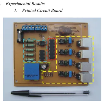 Fig. 13. Final aspect of the printed circuit board. 