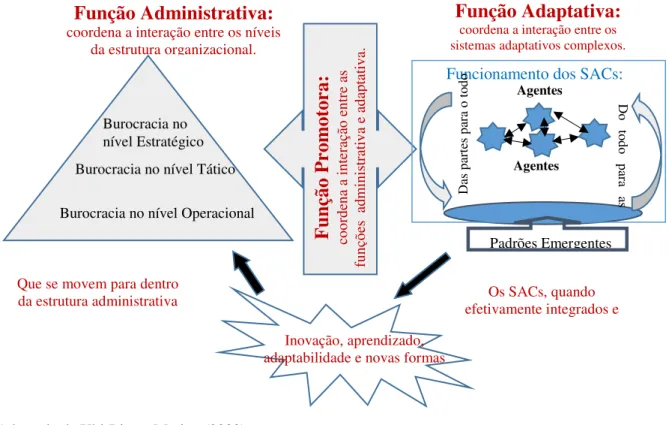 Figura 3. Esquema do modelo da Teoria da Liderança Complexa 