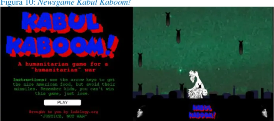 Figura 10: Newsgame Kabul Kaboom! 