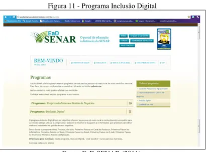 Figura 11 - Programa Inclusão Digital 