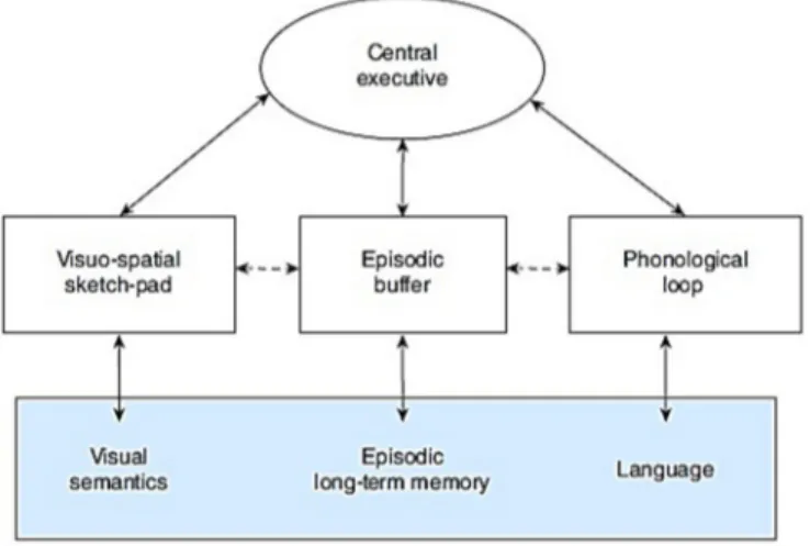 Figura 4 - O novo componente da memória de trabalho: o buffer episódico 