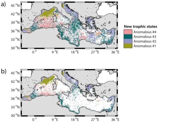 Figure 6. Map of the most recurrent bioregions, calculated only on the “Anomalous” bioregions.