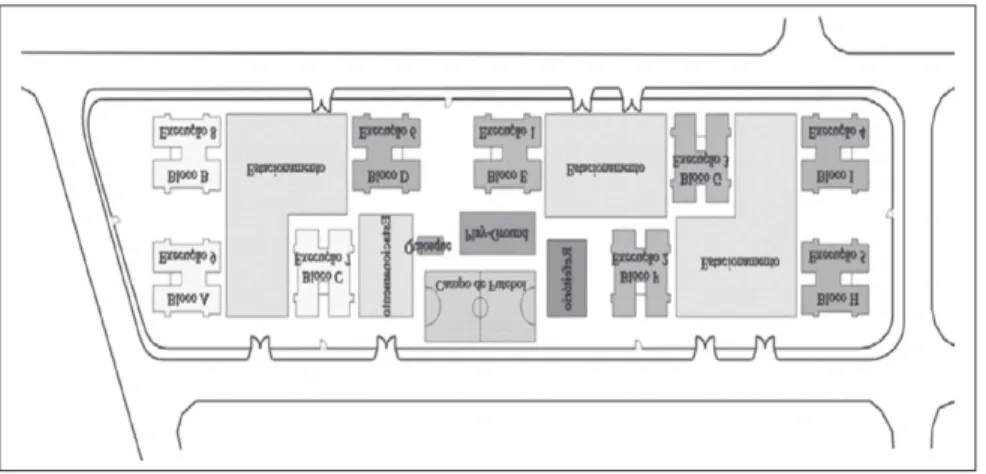 Figura 4.3 - residencial ilhas das Flores - implantação