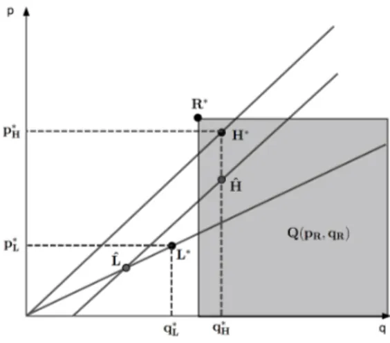 Figure 4 . Solution of the model when α H = 1 and γ = 0.