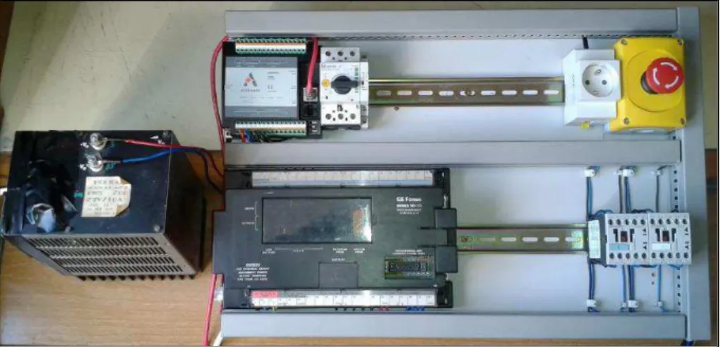 Fig. 7. View of the control system 