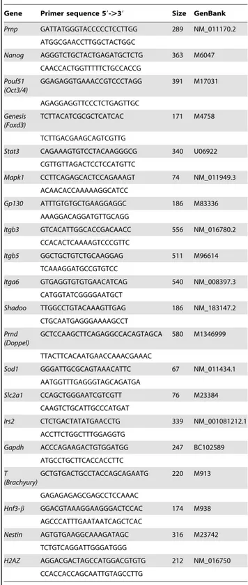 Table 1. Primers used for RT-PCR.