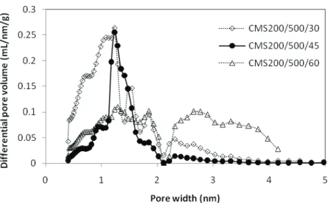 Figure 10. TEM image of the CMS sample prepared under a  CH 4  flow rate of 200 mL min -1  at 800 °C for 45 min
