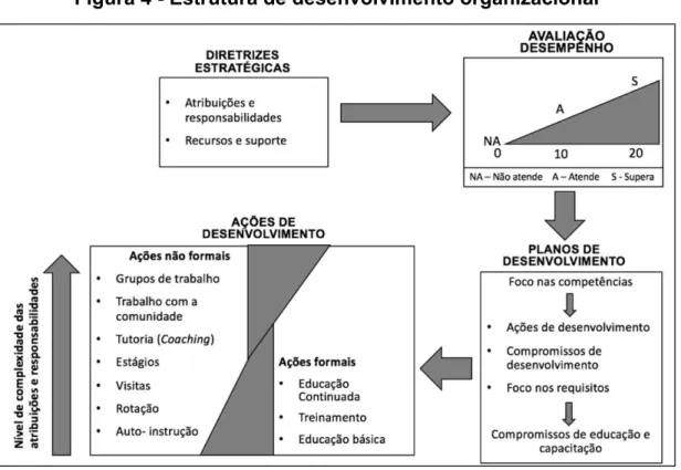 Figura 4 - Estrutura de desenvolvimento organizacional  