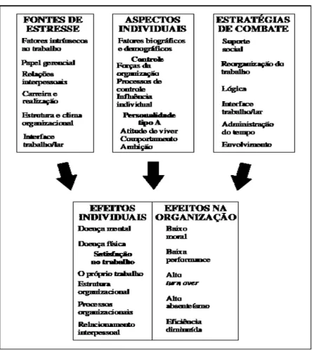 Figura 1  –  Modelo de Occupacional Stress Indicator 