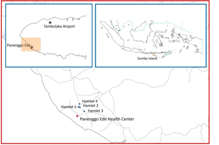 Fig 1. Geographic location of the study site.