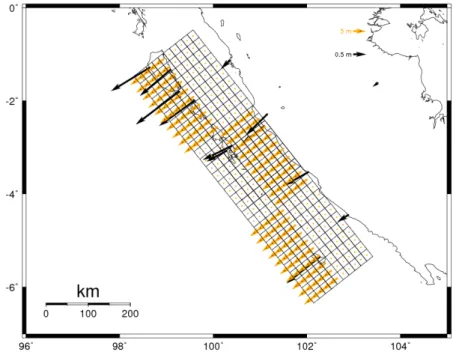Figure 2   Discrete synthetic model 30 x 10. 