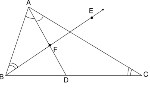 Fig. 211: Teorema da bissetriz interna.