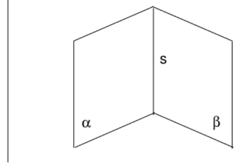 Fig. 80: α e β paralelos a r.