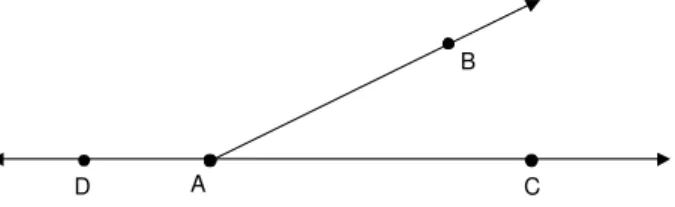 Fig. 28: B AC ˆ e B AD ˆ s˜ ao ˆ angulos suplementares adjacentes.