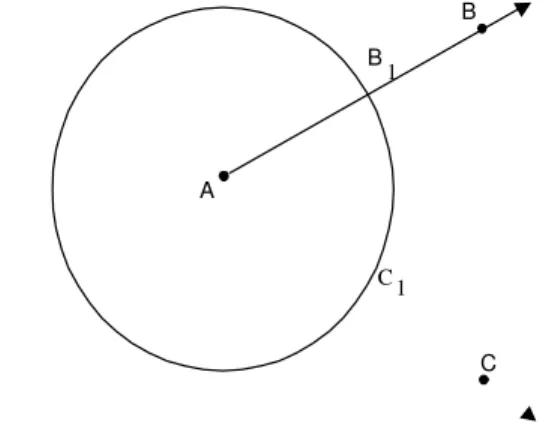 Fig. 114: O ˆ angulo B AC ˆ divide o c´ırculo em dois arcos.