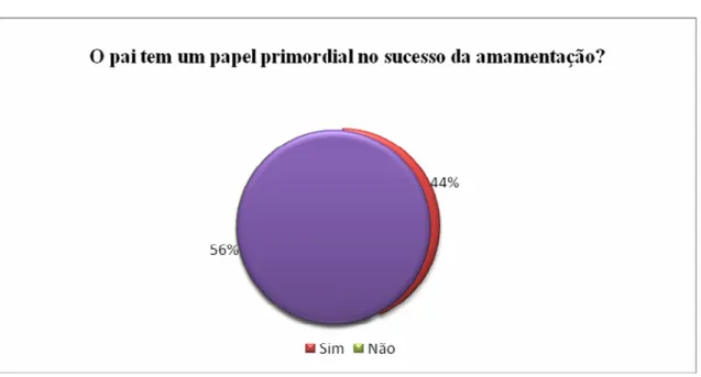 Figura 10 – Visão das mulheres sobre a importância do pai no sucesso da amamentação. 