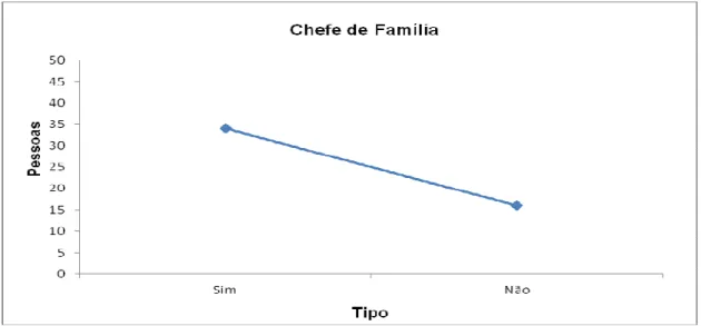 Gráfico 9: Chefe de Família. 