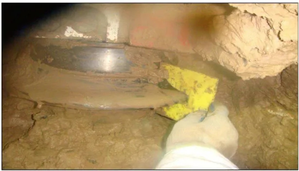 Fig. 7. The template fabricated for measuring machine cutting tools abrasion  