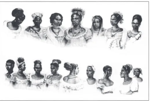 Figura 2: Debret – Negros de diferentes nações. 