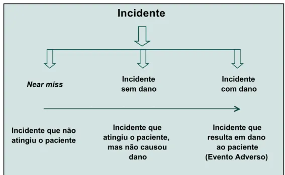 Figura 1.  Incidentes relacionados ao cuidado de saúde com base na ICPS
